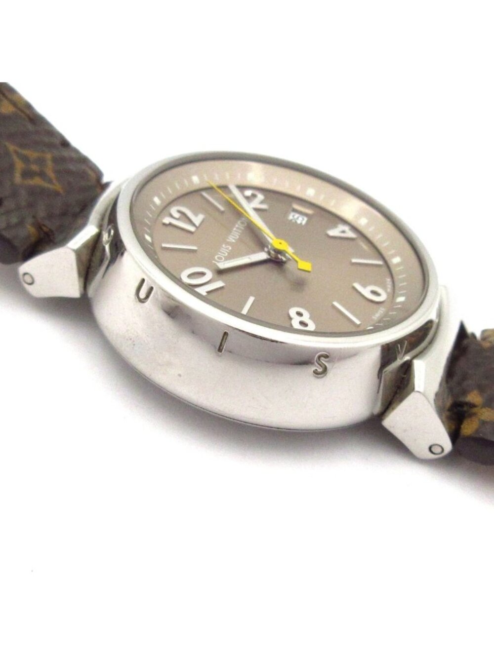 Louis Vuitton Watch Tambour Leather Beige - Picture 10 of 12